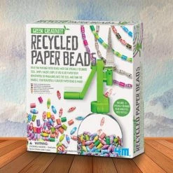 Johnco Gifts For Girls Create Your Own Recycled Paper Beads Kit | 4M