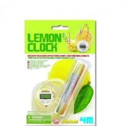 Johnco Lemon Powered Clock | 4M Kids Science STEM Toys