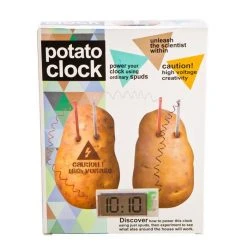 Johnco Science STEM Toys Potato Powered Clock | 4M