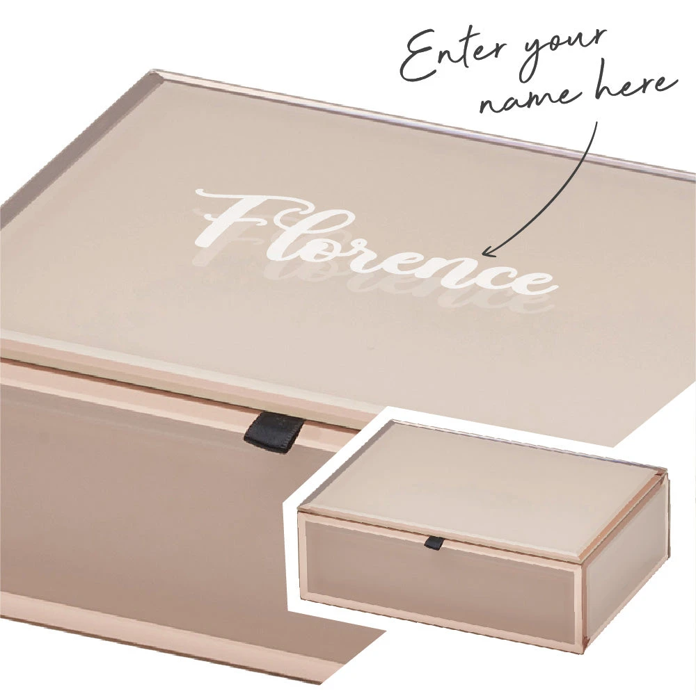 Yellow Octopus Personalised Personalised Medium Blush Florence Jewellery Box 3 Yellow Octopus Personalised Personalised Medium Blush Florence Jewellery Box