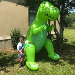 William Valentine Giant Inflatable T-Rex Dinosaur Yard Sprinkler 1.9m Tall! 16 William Valentine Giant Inflatable T-Rex Dinosaur Yard Sprinkler 1.9m Tall!