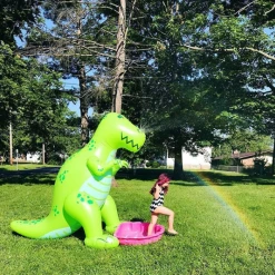 William Valentine Giant Inflatable T-Rex Dinosaur Yard Sprinkler 1.9m Tall! 23 William Valentine Giant Inflatable T-Rex Dinosaur Yard Sprinkler 1.9m Tall!