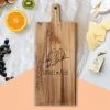 Yellow Octopus Personalised Personalised Acacia Paddle Serving Board - Love Birds Foodie 2 Yellow Octopus Personalised Personalised Acacia Paddle Serving Board - Love Birds Foodie
