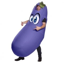 Rubies Deerfield Adult Costumes Eggplant Inflatable Adult Costume