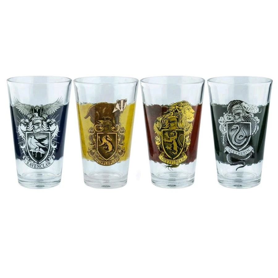 Ikon Collectables Harry Potter Set Of 4 Hogwarts Drinking Glasses 3 Ikon Collectables Harry Potter Set Of 4 Hogwarts Drinking Glasses