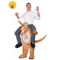 Rubies Deerfield Kangaroo Piggy Back Adult Costume