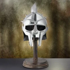 Vintage Nautical Life-Sized Gladiator Warrior Helmet Man Cave Gifts