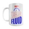 Yellow Octopus Personalised Mug - Starter Fluid Design With Name
