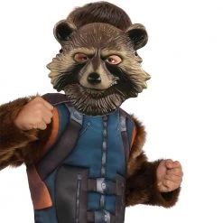 Rubies Deerfield Marvel Rocket Raccoon Deluxe Child Costume Gifts For Boys