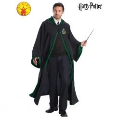 Rubies Deerfield Geek Harry Potter Slytherin Robe Adult Costume 11 Rubies Deerfield Geek Harry Potter Slytherin Robe Adult Costume