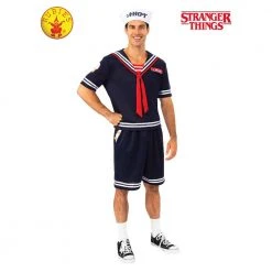 Rubies Deerfield Stranger Things Steve Scoops Ahoy Adult Costume 11 Rubies Deerfield Stranger Things Steve Scoops Ahoy Adult Costume