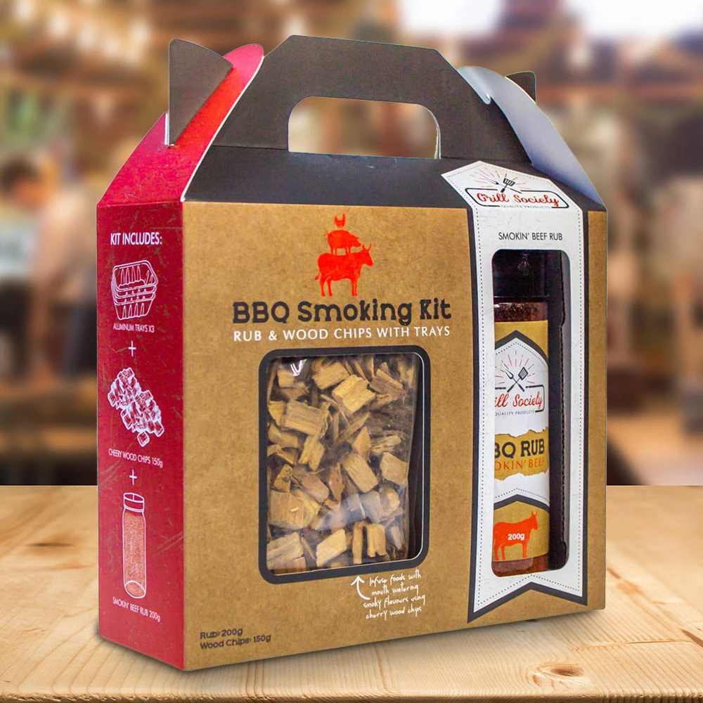 Hot Shots BBQ Smoking Kit - Smokin' Beef, Fiery Lamb Or Spicy Pork 4 Hot Shots BBQ Smoking Kit - Smokin' Beef, Fiery Lamb Or Spicy Pork