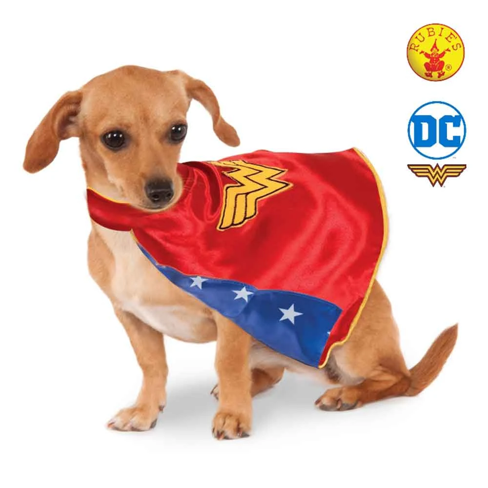 Rubies Deerfield DC Comics Wonder Woman Cape, Pet Costume 6 Rubies Deerfield DC Comics Wonder Woman Cape, Pet Costume