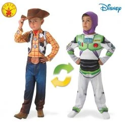 Rubies Deerfield Disney Woody To Buzz Lightyear Deluxe Reversible Child Costume