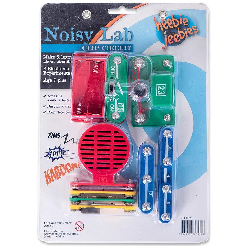 Heebiejeebies Clip Circuit 8-in-1 Electrical Circuit Experiments Gifts For Boys 3 Heebiejeebies Clip Circuit 8-in-1 Electrical Circuit Experiments Gifts For Boys