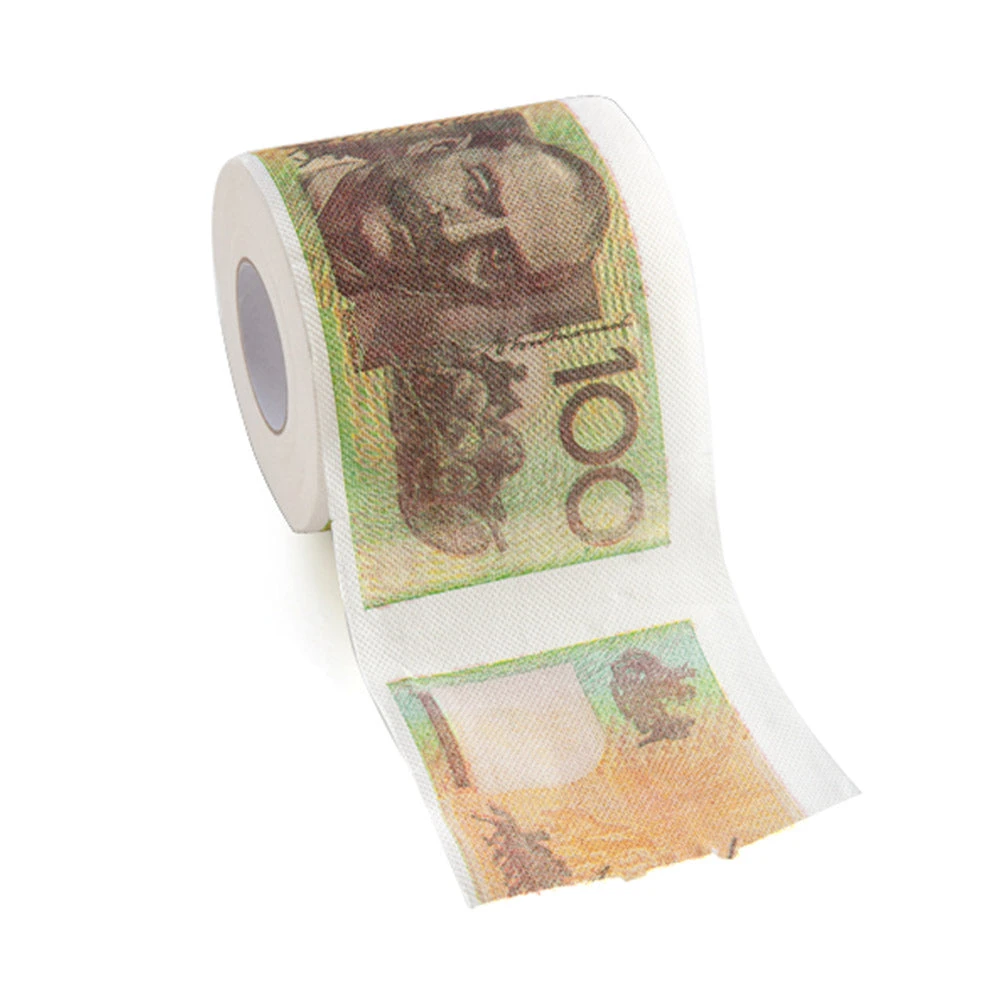 Mdi Mens Novelty Gifts Money Toilet Paper - $100 Australian Dollar Notes 4 Mdi Mens Novelty Gifts Money Toilet Paper - $100 Australian Dollar Notes