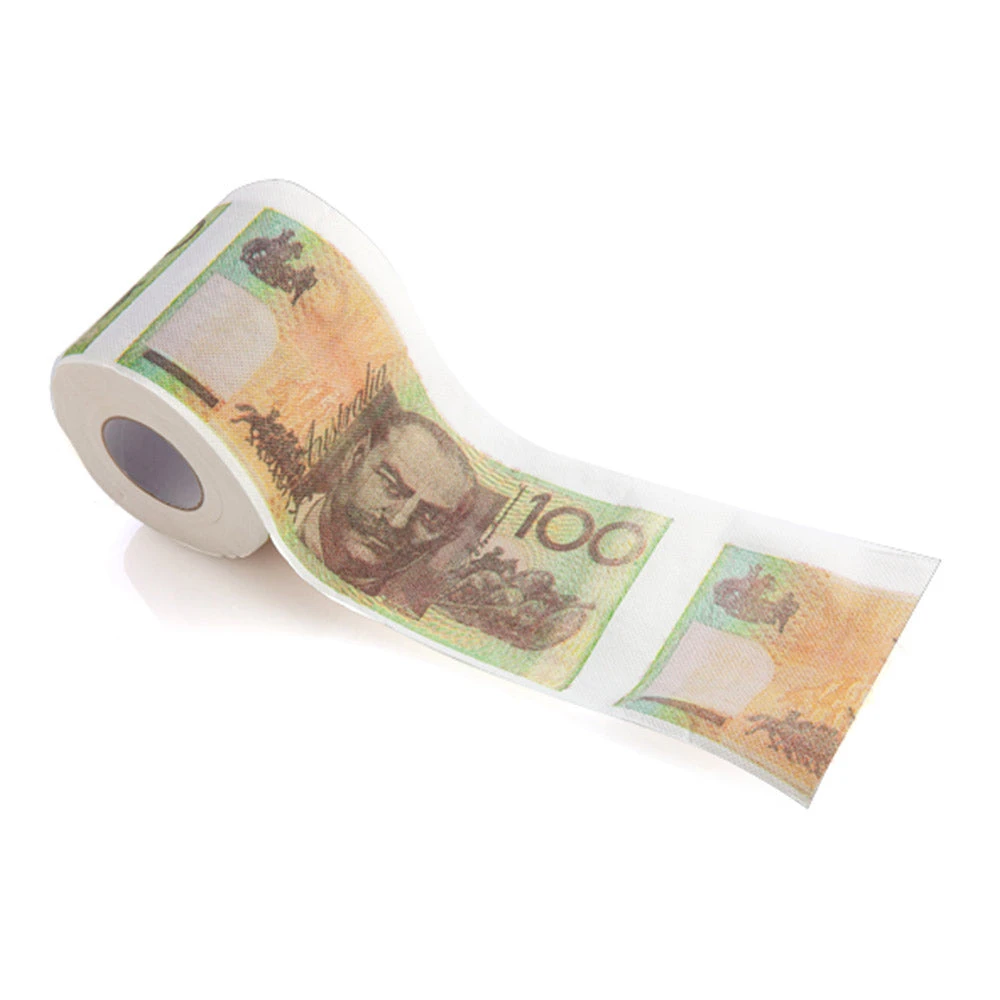 Mdi Mens Novelty Gifts Money Toilet Paper - $100 Australian Dollar Notes 5 Mdi Mens Novelty Gifts Money Toilet Paper - $100 Australian Dollar Notes