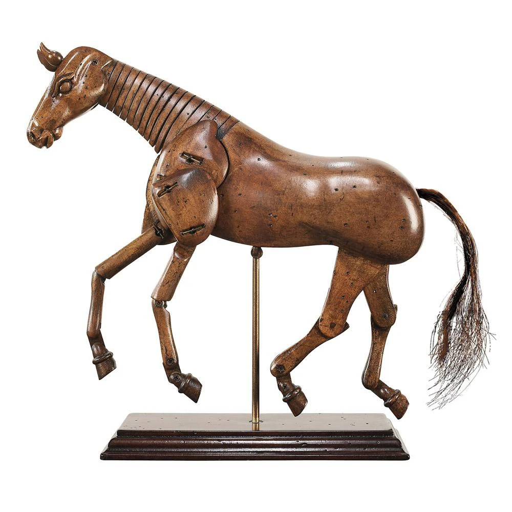 AM Living Science STEM Toys Artist's Movable Carved Wooden Horse 4 AM Living Science STEM Toys Artist's Movable Carved Wooden Horse