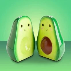 Mdi Adorable Avocado Salt & Pepper Set Foodie