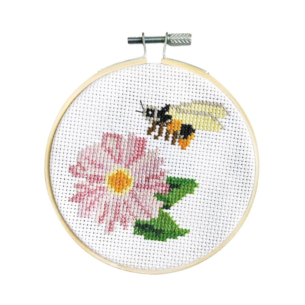 IsAlbi Assorted Bee Cross Stitch Kit New 6 IsAlbi Assorted Bee Cross Stitch Kit New