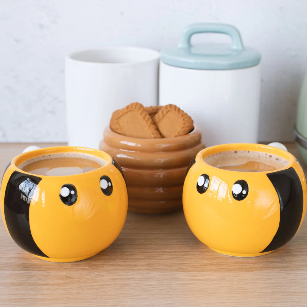 ThumbsUp! Bee Stacking Mugs 4 ThumbsUp! Bee Stacking Mugs