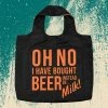 Annabel Trends I Bought Beer Instead Of Milk! Shopping Tote Bag