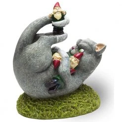 William Valentine Cat Attack Garden Gnome Gifts For Sisters