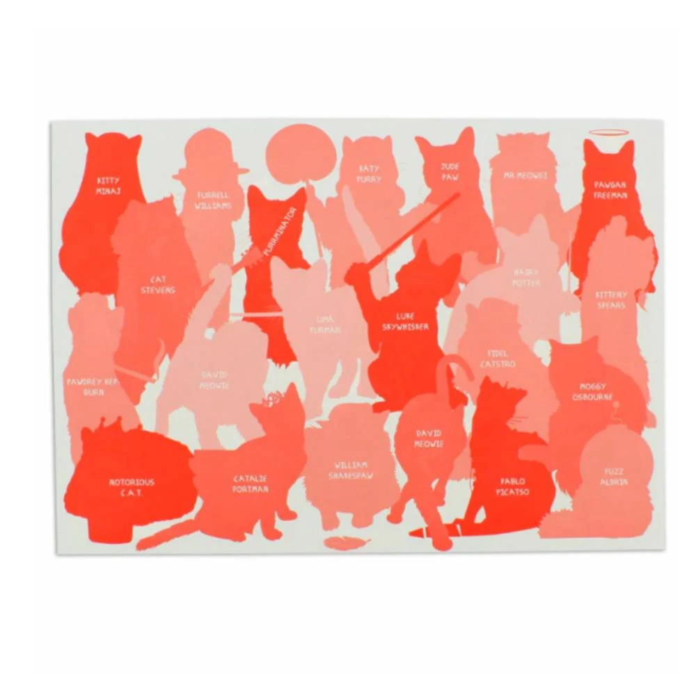 Curated Celebri Cats 1000-Piece Puzzle 6 Curated Celebri Cats 1000-Piece Puzzle