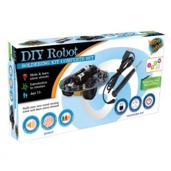 Heebiejeebies Science STEM Toys DIY Sound Sensing Robot With Soldering Iron Kit