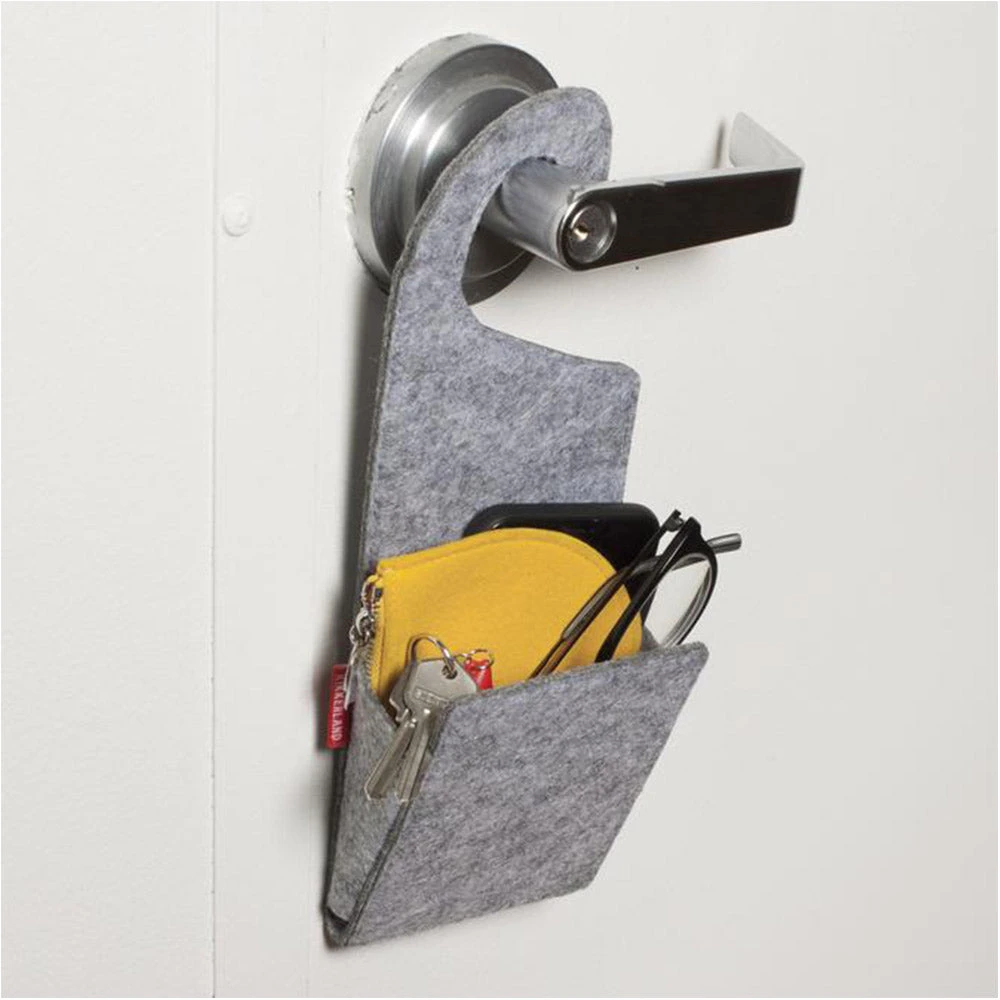 IsAlbi Office Gifts Felt Door Knob Pocket 3 IsAlbi Office Gifts Felt Door Knob Pocket