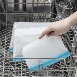 IsAlbi Travel Gifts EcoPocket Reusable Sealable Food Bags | Set Of 3