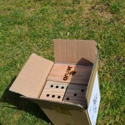 Jenjo Giant Wooden Dominoes 28pc Party Games