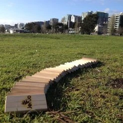 Jenjo Giant Wooden Dominoes 28pc Party Games