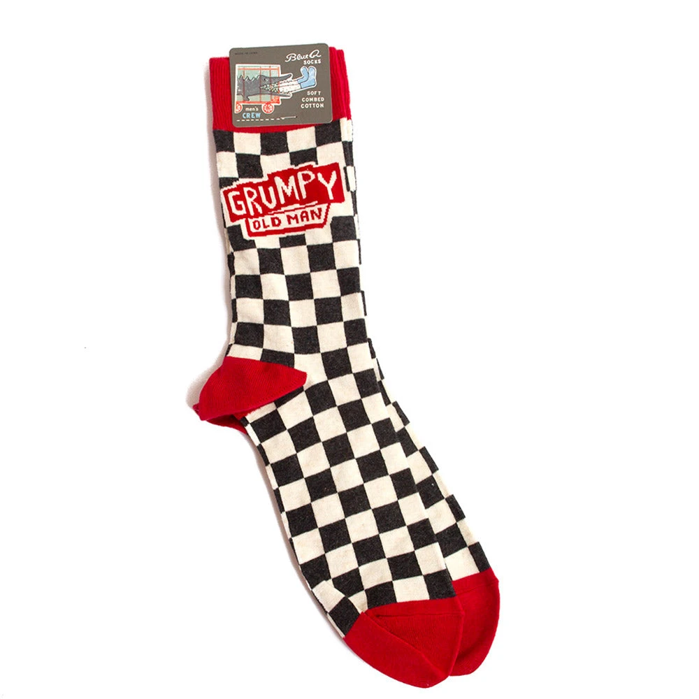 Optoco Grumpy Old Man Socks Mens Novelty Gifts 4 Optoco Grumpy Old Man Socks Mens Novelty Gifts
