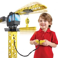 Outliving Science STEM Toys Jumbo Motorised Construction Crane Set