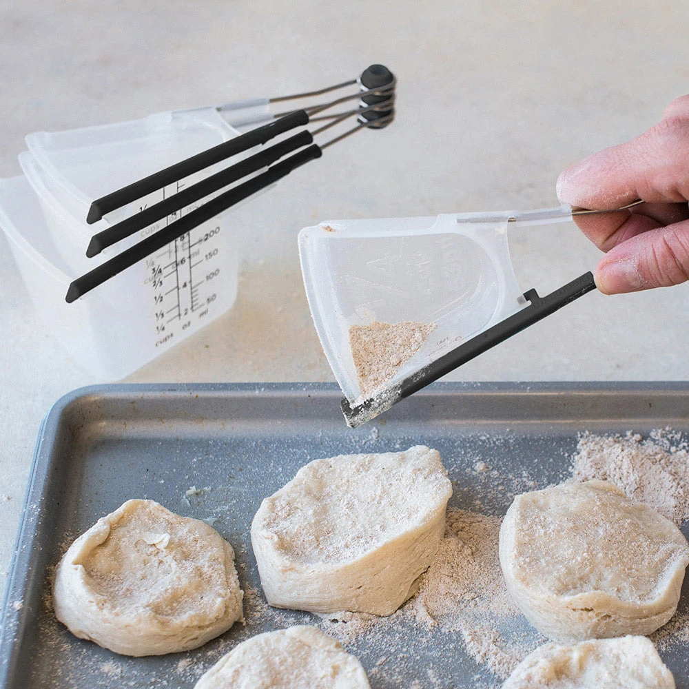 Dreamfarm Levups Self-Levelling Baking Measuring Cups Gifts For Sisters 4 Dreamfarm Levups Self-Levelling Baking Measuring Cups Gifts For Sisters