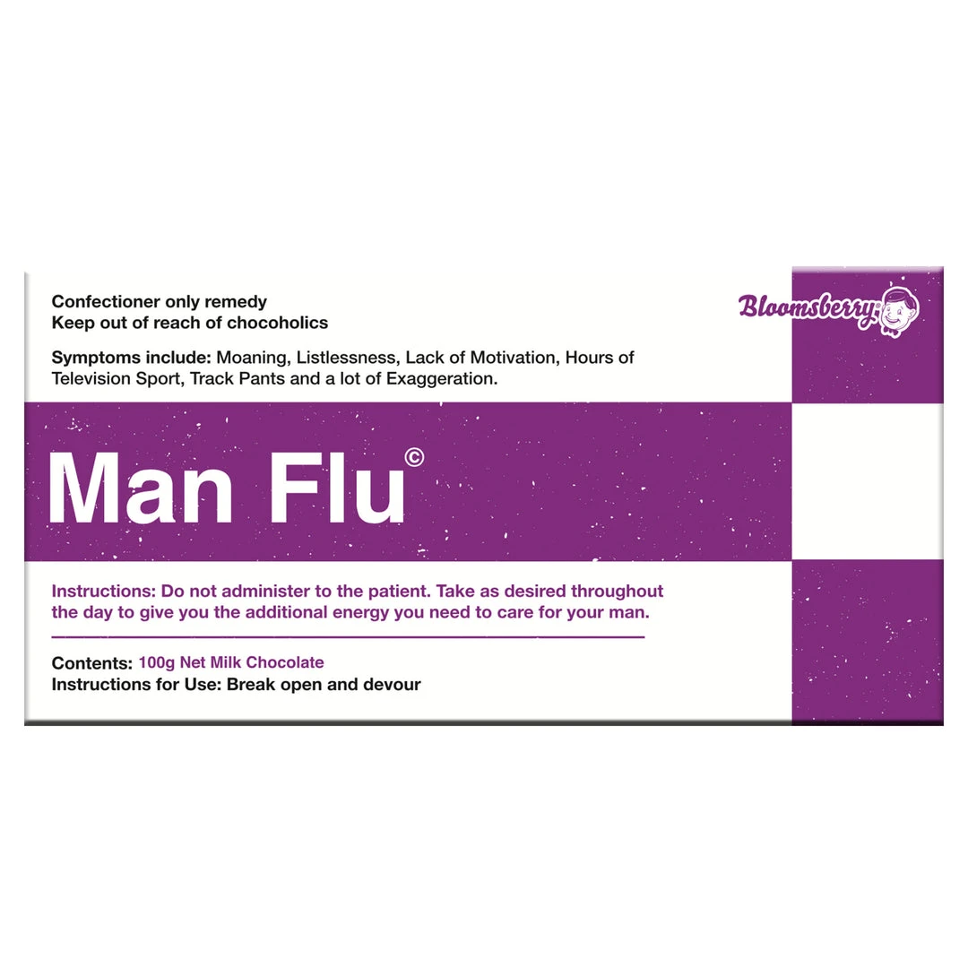Bloomsberry Man Cave Gifts Man Flu Milk Chocolate 3 Bloomsberry Man Cave Gifts Man Flu Milk Chocolate