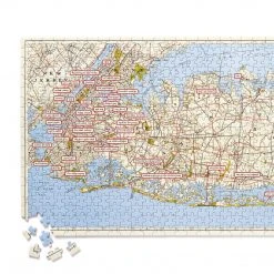 IsAlbi Map Of Fictional New York City | 1000-Piece Puzzle