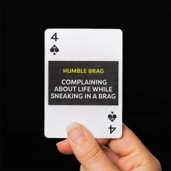 Curated Millennial Slang Playing Cards