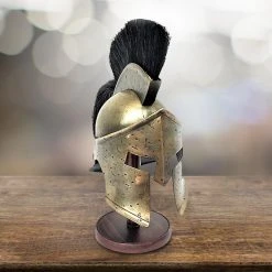 Vintage Nautical Miniature Spartan Helmet  King Leonidas From 300 Man Cave Gifts
