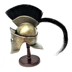 Vintage Nautical Miniature Spartan Helmet  King Leonidas From 300 Man Cave Gifts