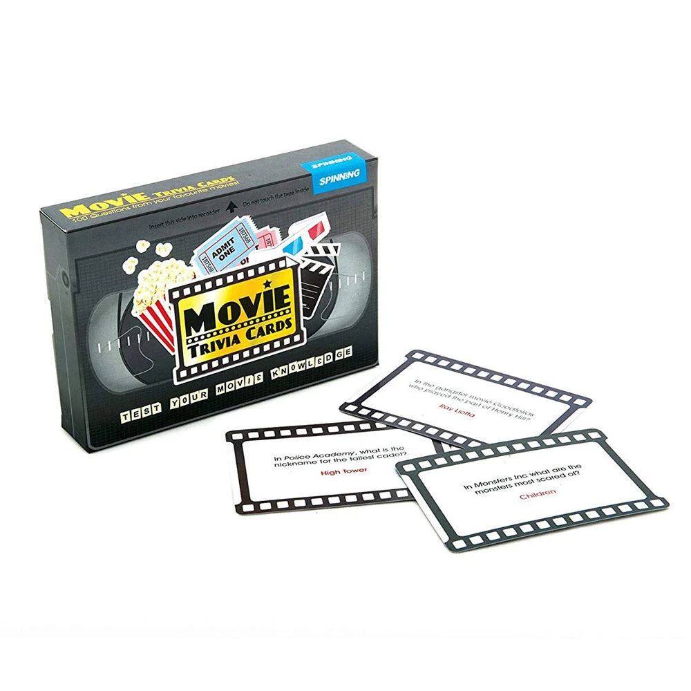 William Valentine Movie Trivia Cards - 100 Questions! Man Cave Gifts 4 William Valentine Movie Trivia Cards - 100 Questions! Man Cave Gifts