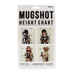 UNTIL Mugshot Height Chart & Numbered Cards
