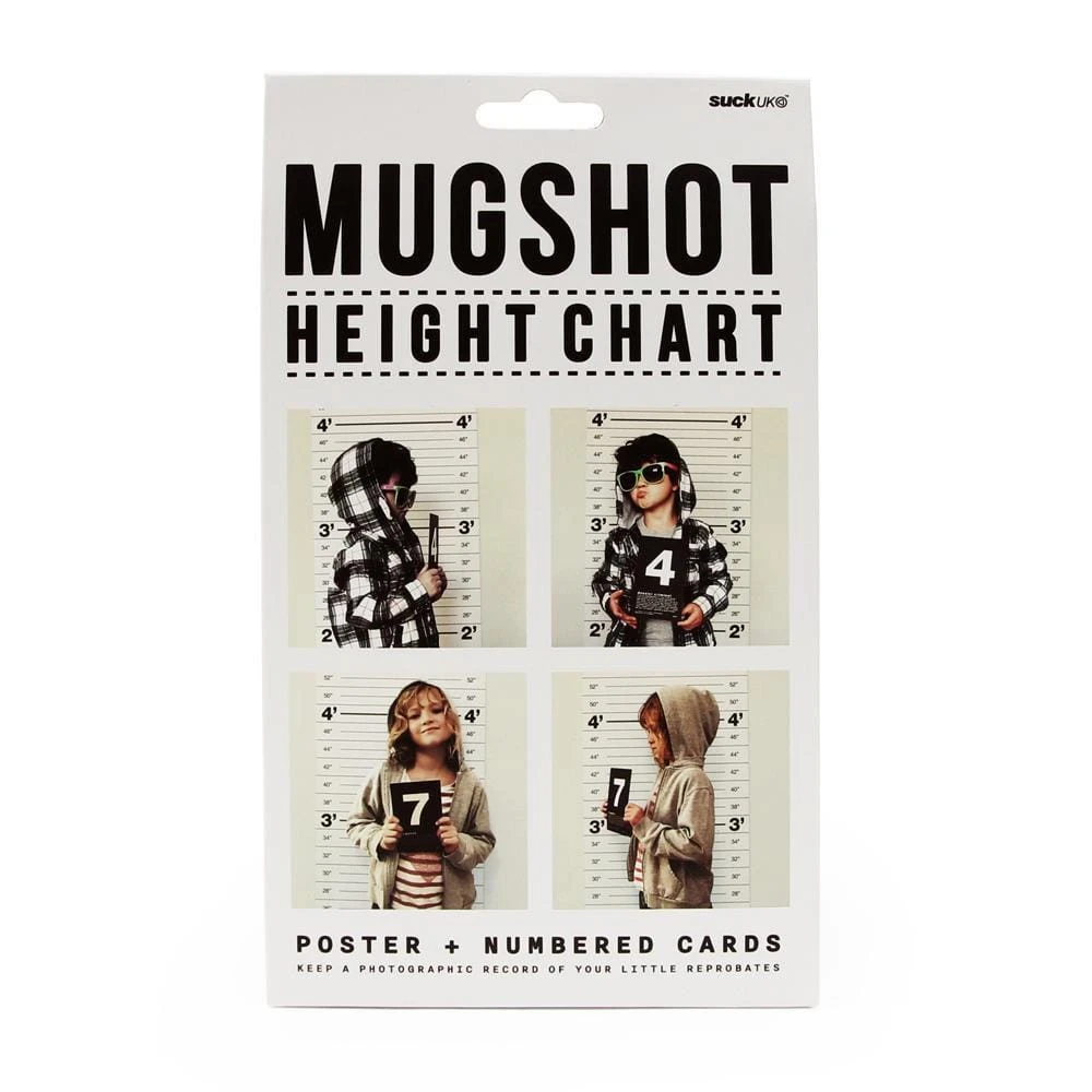 UNTIL Mugshot Height Chart & Numbered Cards 4 UNTIL Mugshot Height Chart & Numbered Cards