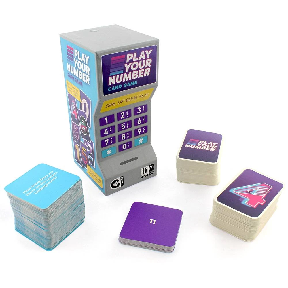 Curated Play Your Number Trivia Card Game 4 Curated Play Your Number Trivia Card Game