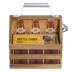 Outliving Timber Beer Caddy With Bottle Opener Beer Gifts 7 Outliving Timber Beer Caddy With Bottle Opener Beer Gifts