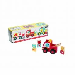 IsAlbi Rescue Pals Wooden Vehicles
