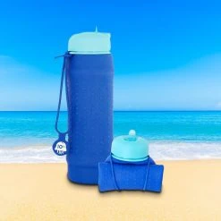 Rolla Bottle Reusable Silicone Roll Up Water Bottle 700ml Sports And Outdoors