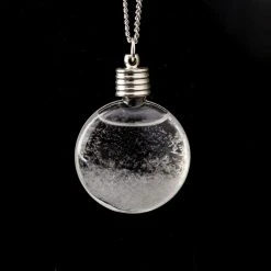 Heebiejeebies Storm Glass Pendant Necklace