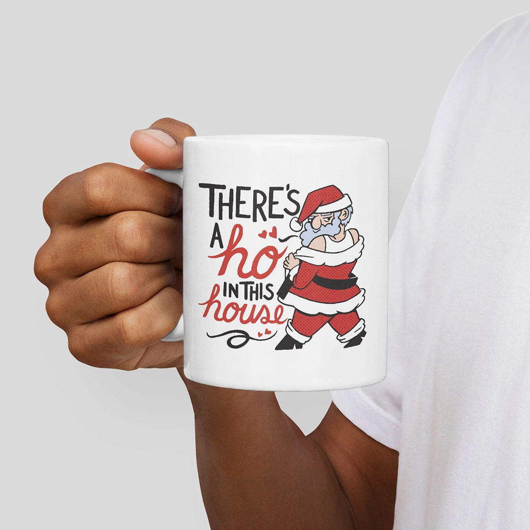 Yellow Octopus Exclusives - Mugs Office Gifts Theres A Ho In This House | Christmas Santa Design 6 Yellow Octopus Exclusives - Mugs Office Gifts Theres A Ho In This House | Christmas Santa Design